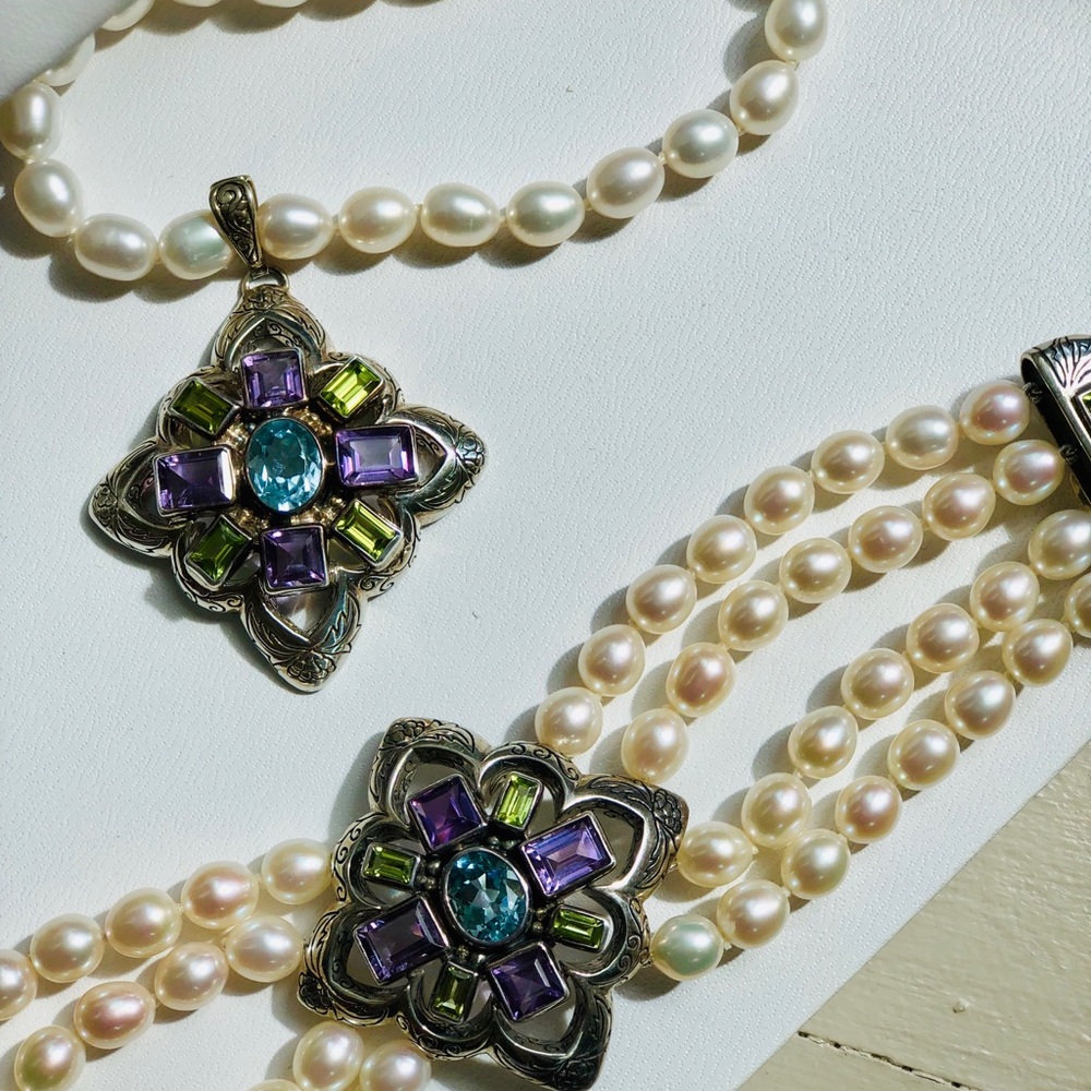 Janice Girardi, necklace bracelet set